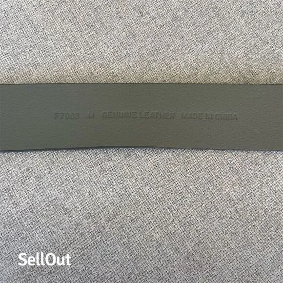 Women's Vintage Style Silver Leather Belt Rhinestone Buckle Size M - Picture 2 of 3